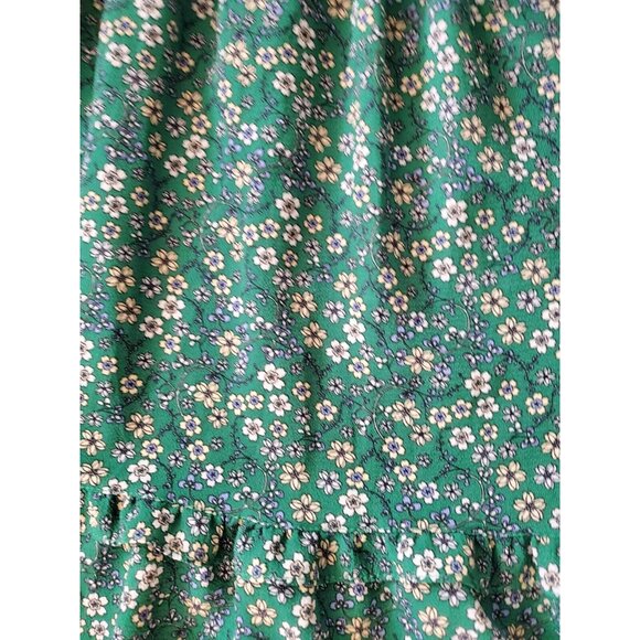 Max Studio Floral Print Boho Dress 3/4 Sleeve midi Size Medium - Picture 6 of 6